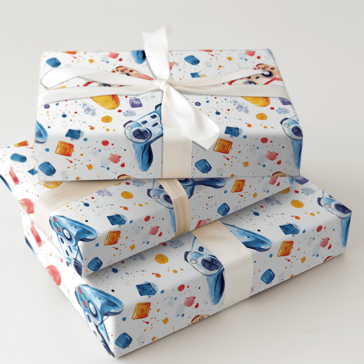 Play Pause Party - Wrapping Paper - Aspen & Arlo