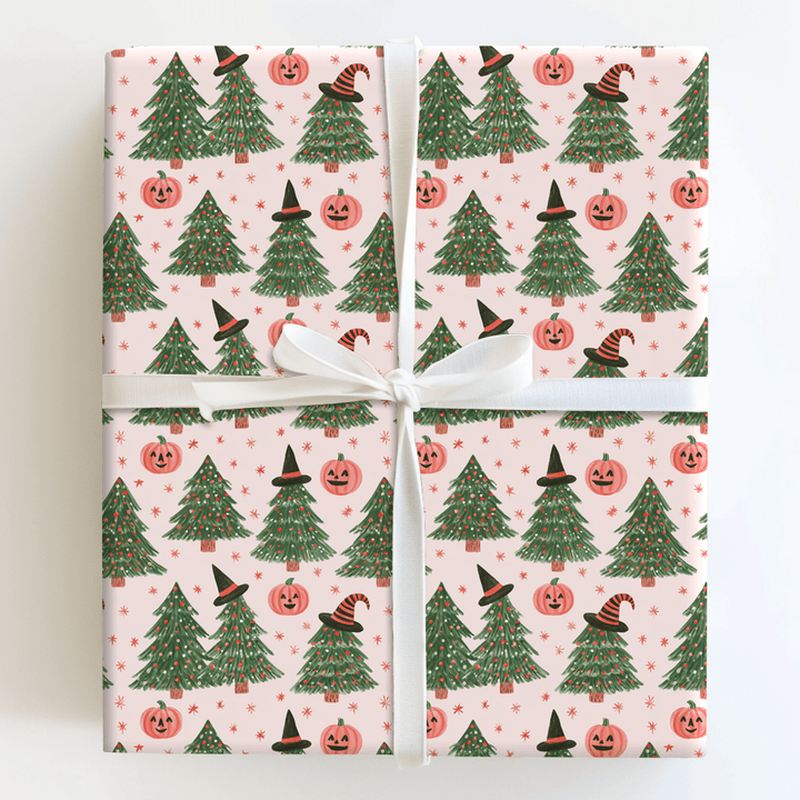 Witch Hat Evergreens - Wrapping Paper - Aspen & Arlo