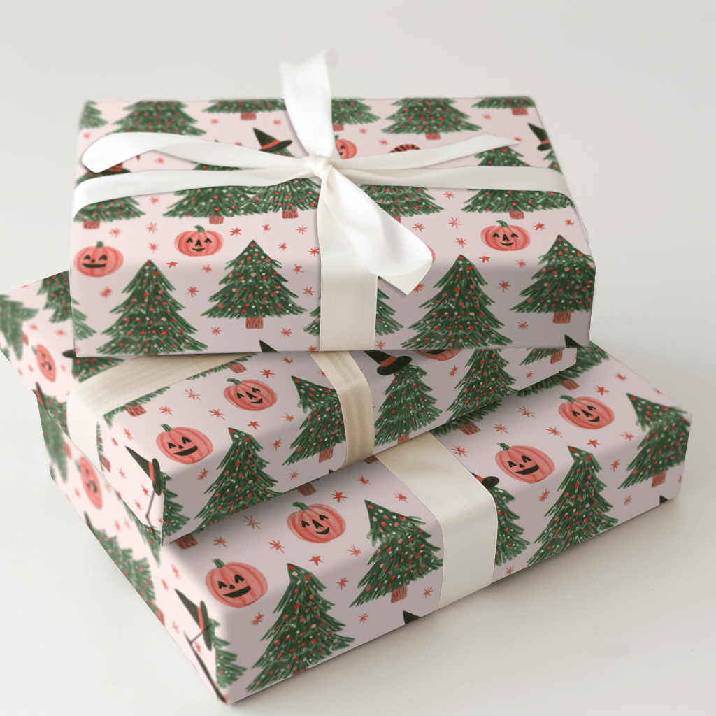 Witch Hat Evergreens - Wrapping Paper - Aspen & Arlo