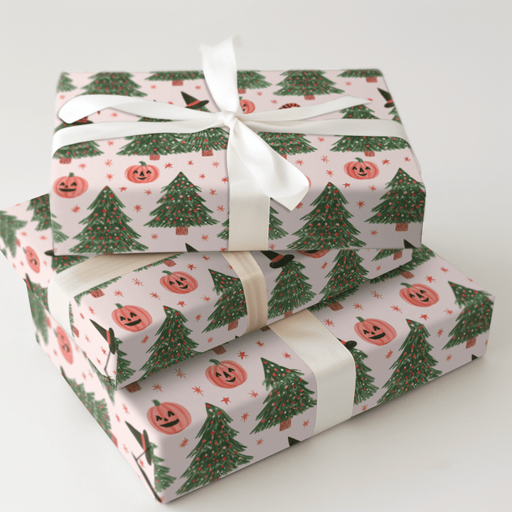 Witch Hat Evergreens - Wrapping Paper - Aspen & Arlo