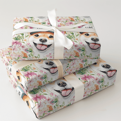 Mom's Favorite Shiba Inu - Wrapping Paper - Aspen & Arlo