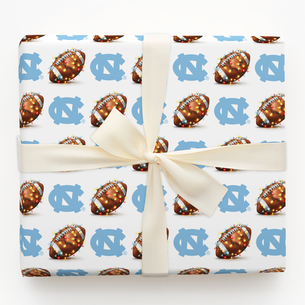 Tar Heel Tidings Touchdown - Wrapping Paper - Aspen & Arlo