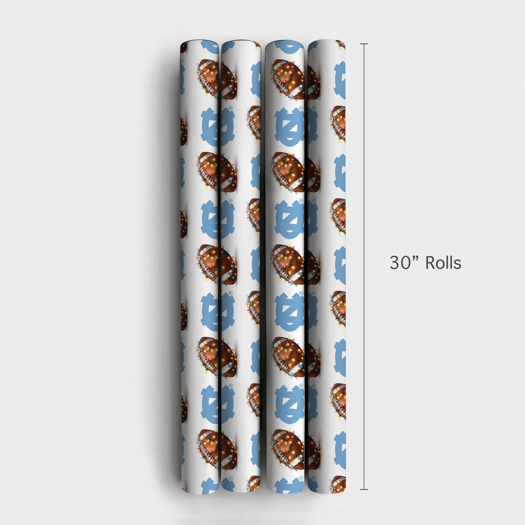 Tar Heel Tidings Touchdown - Wrapping Paper - Aspen & Arlo