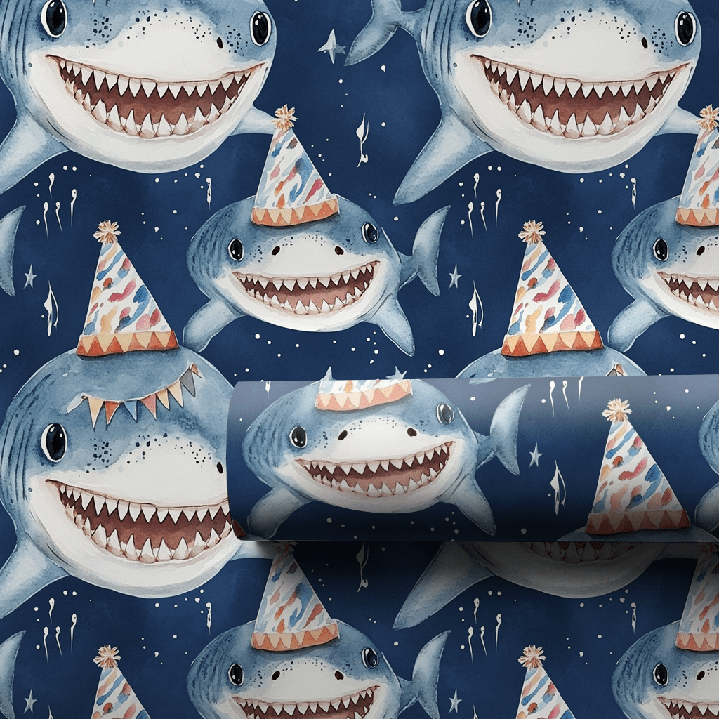 Fintastic Year Ahead - Wrapping Paper - Aspen & Arlo