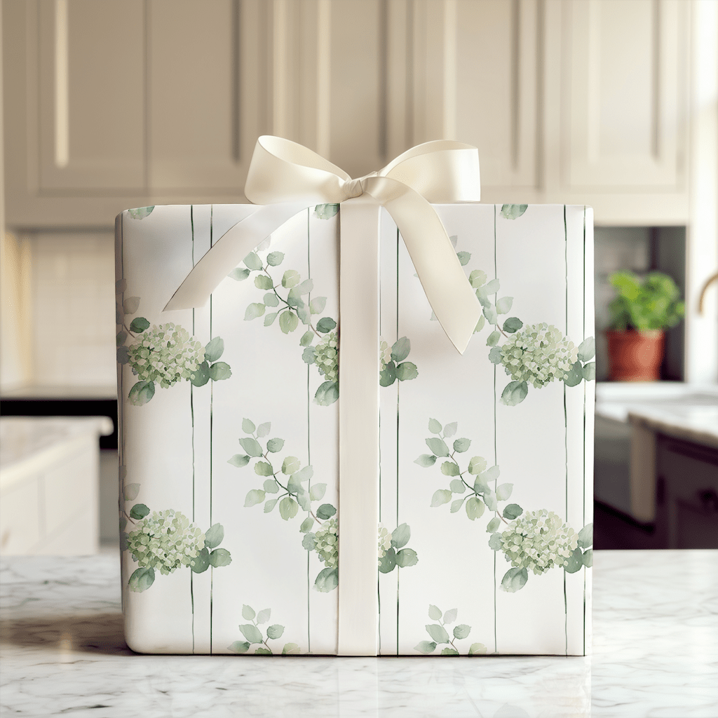 Hydrangea Blossom - Wrapping Paper - Aspen & Arlo