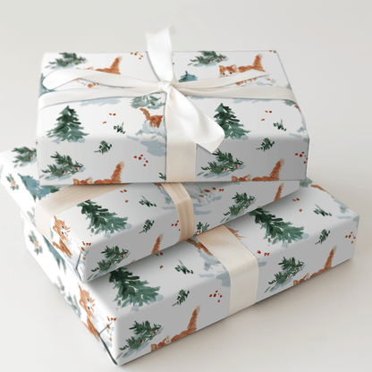 Meow In the Woods - Wrapping Paper - Aspen & Arlo