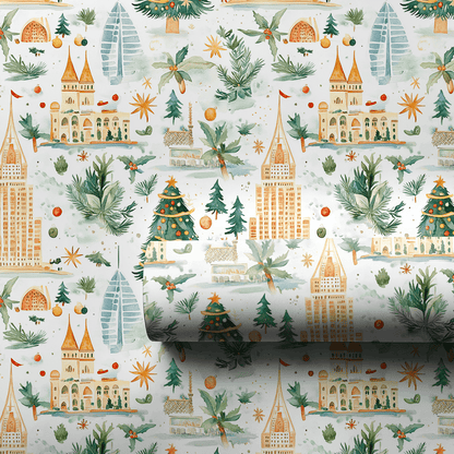 Dubai December - Wrapping Paper - Aspen & Arlo
