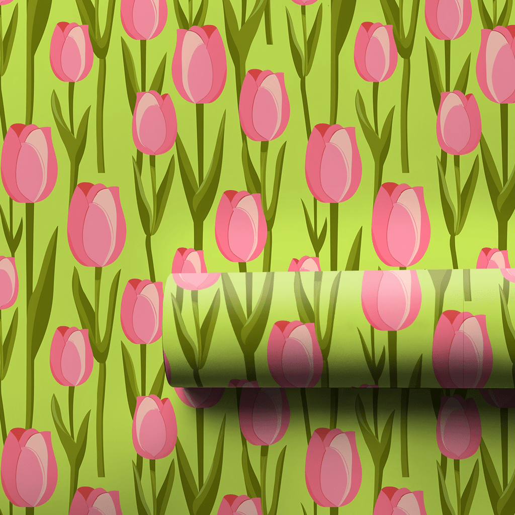 Too Lip Pink - Wrapping Paper - Aspen & Arlo