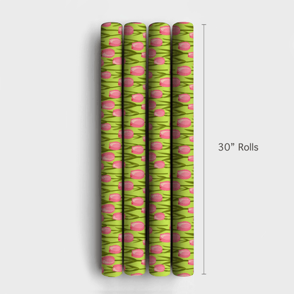 Too Lip Pink - Wrapping Paper - Aspen & Arlo