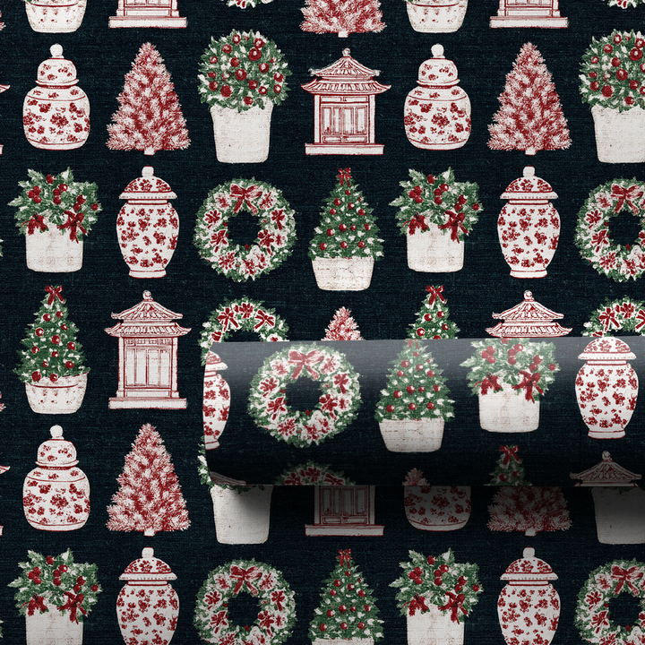 Midnight Chinoiserie Topiary