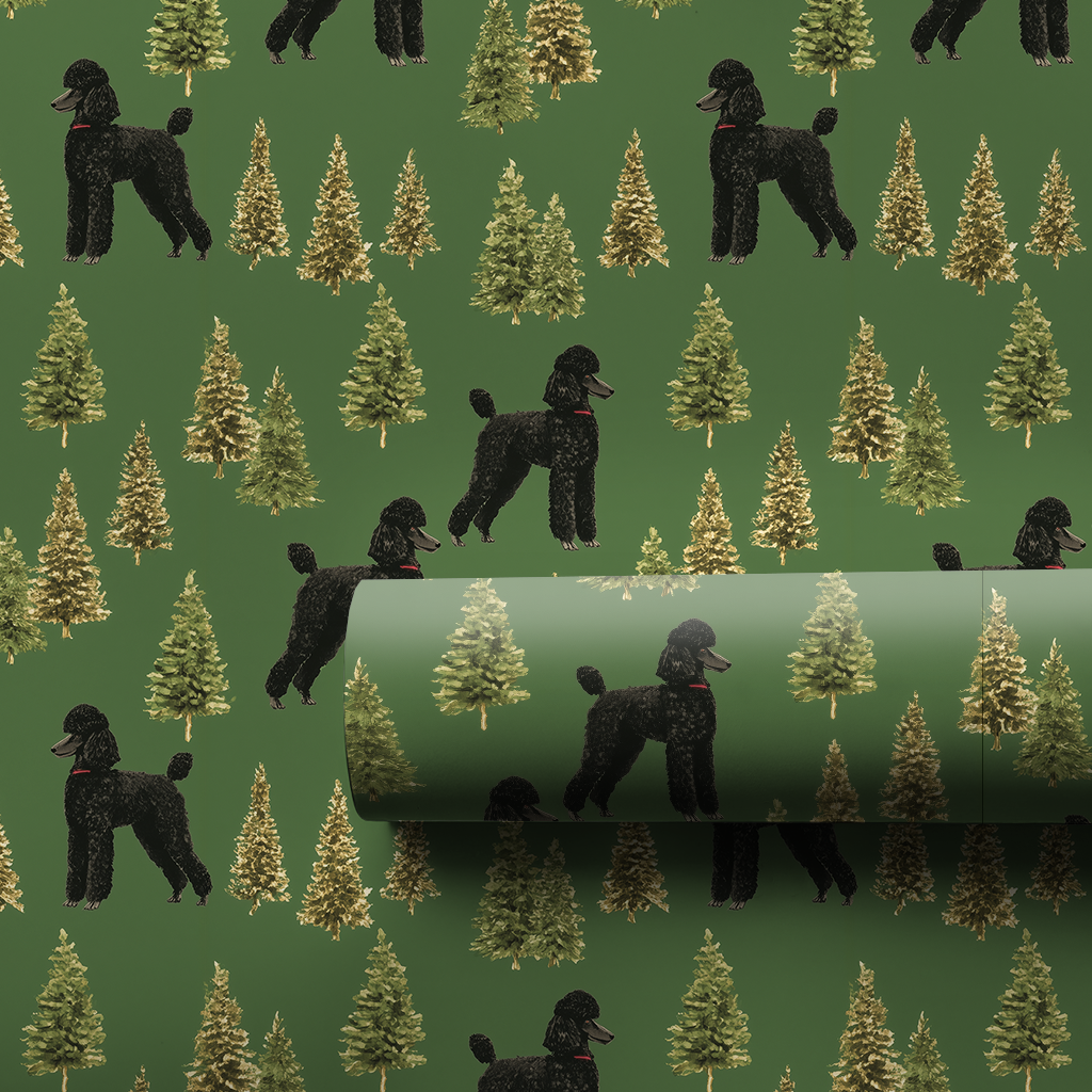 Black Woodland Poodles