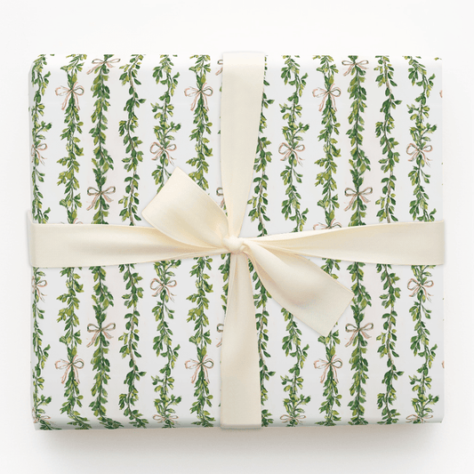 Rosy Ribbon - Wrapping Paper - Aspen & Arlo