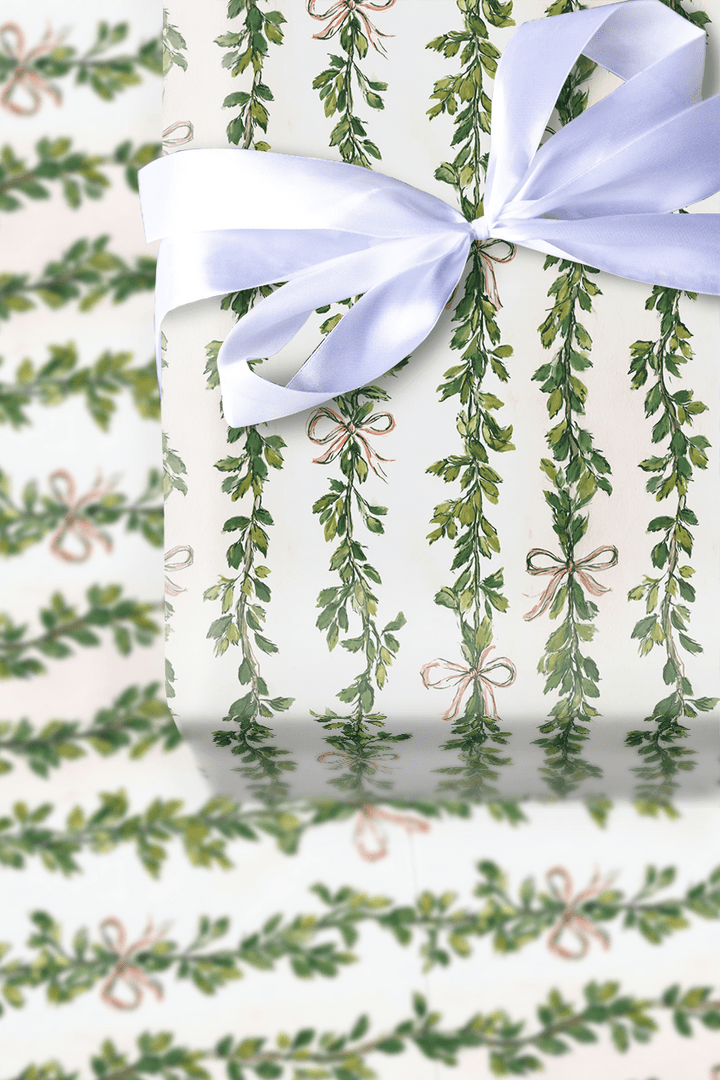 Rosy Ribbon - Wrapping Paper - Aspen & Arlo