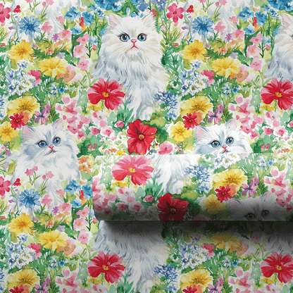 Garden Day with the Persian - Wrapping Paper - Aspen & Arlo