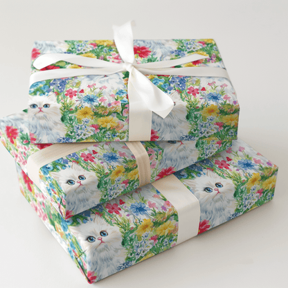 Garden Day with the Persian - Wrapping Paper - Aspen & Arlo