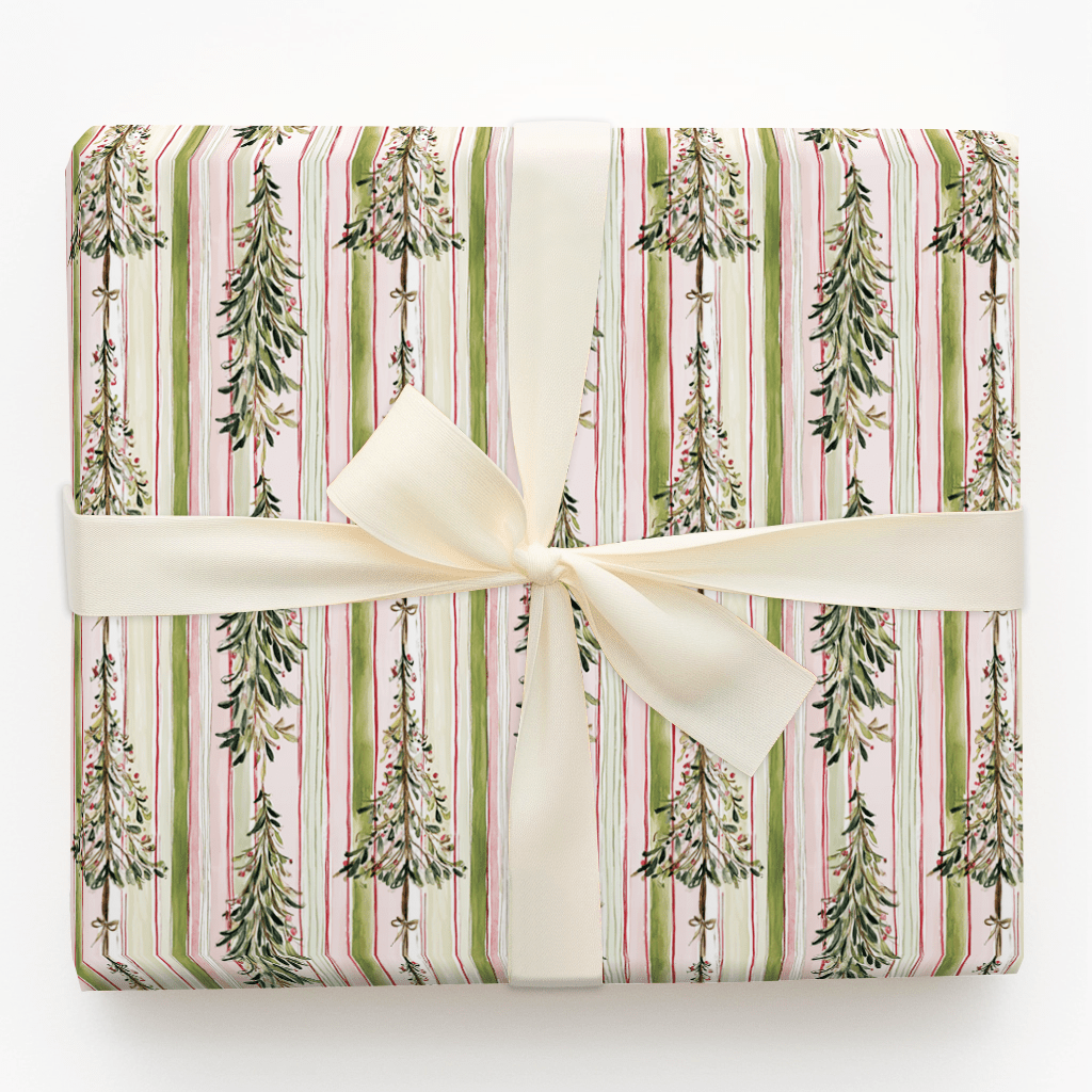 Cheery Bubblegum Garland - Wrapping Paper - Aspen & Arlo