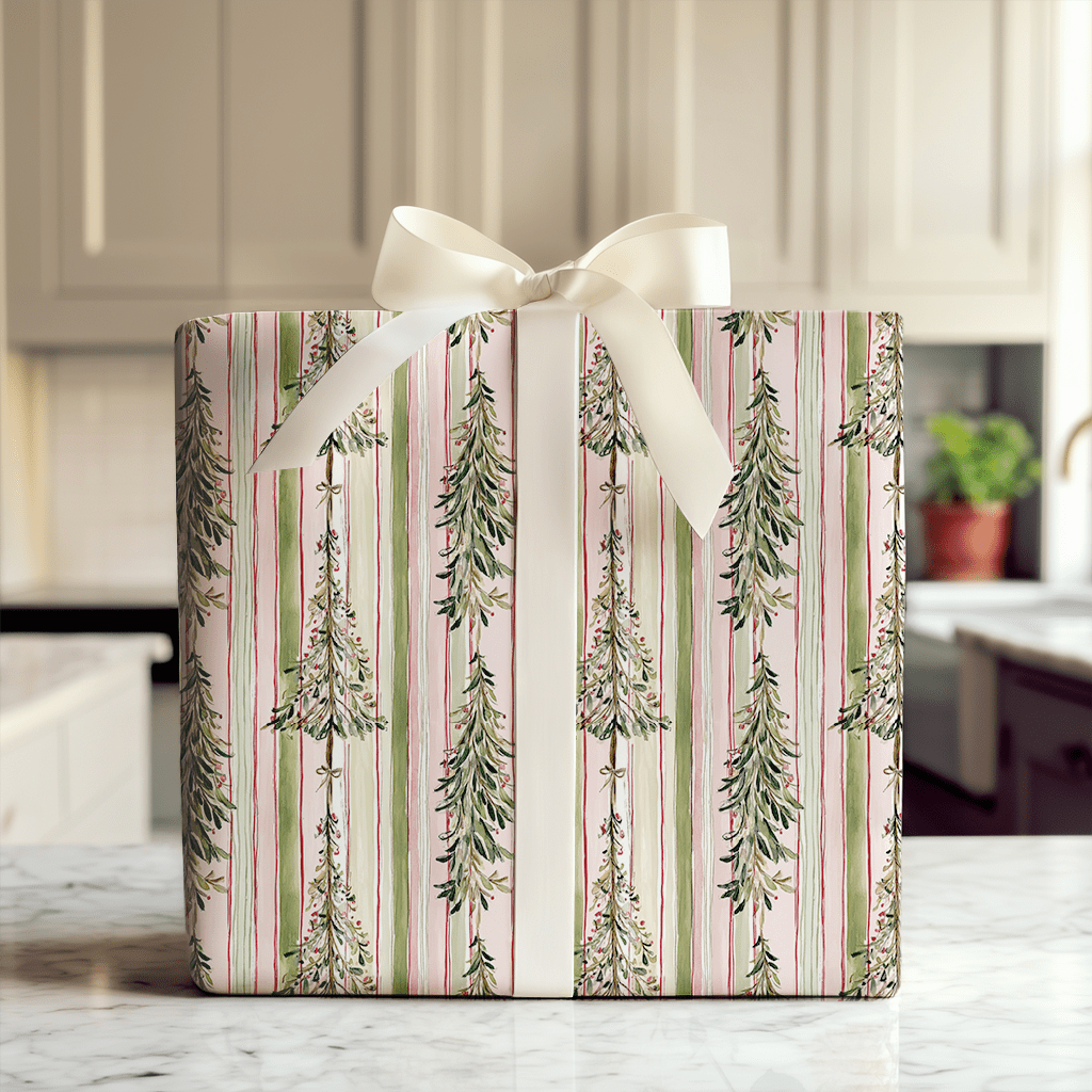 Cheery Bubblegum Garland - Wrapping Paper - Aspen & Arlo