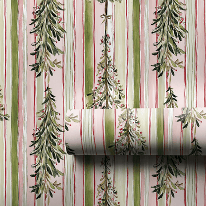 Cheery Bubblegum Garland - Wrapping Paper - Aspen & Arlo