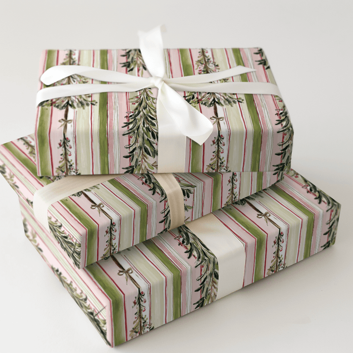 Cheery Bubblegum Garland - Wrapping Paper - Aspen & Arlo
