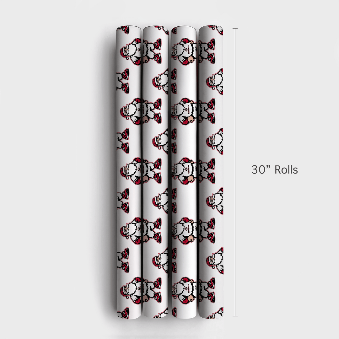 Santa’s Starting Nine in Athens - Wrapping Paper - Aspen & Arlo