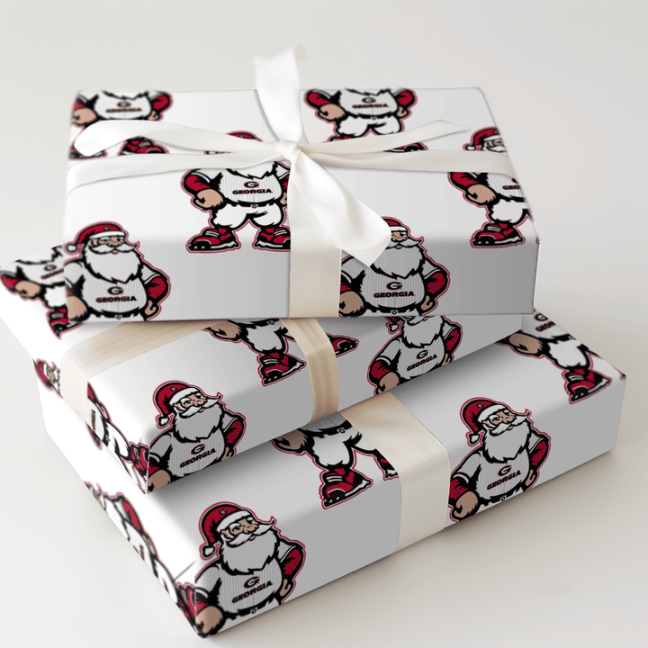 Santa’s Starting Nine in Athens - Wrapping Paper - Aspen & Arlo