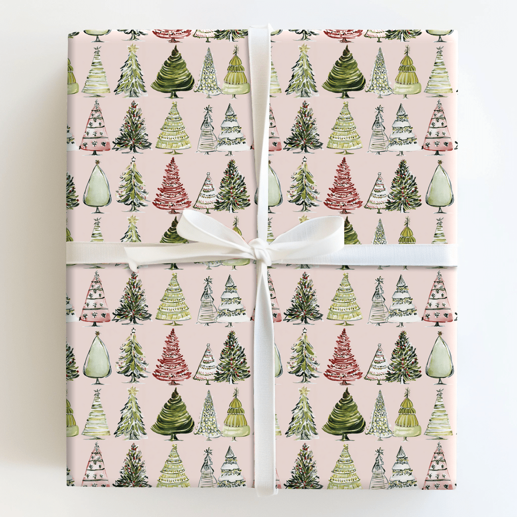 Pink North Pole - Wrapping Paper - Aspen & Arlo