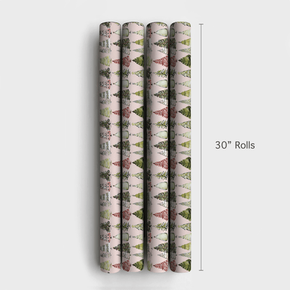 Pink North Pole - Wrapping Paper - Aspen & Arlo