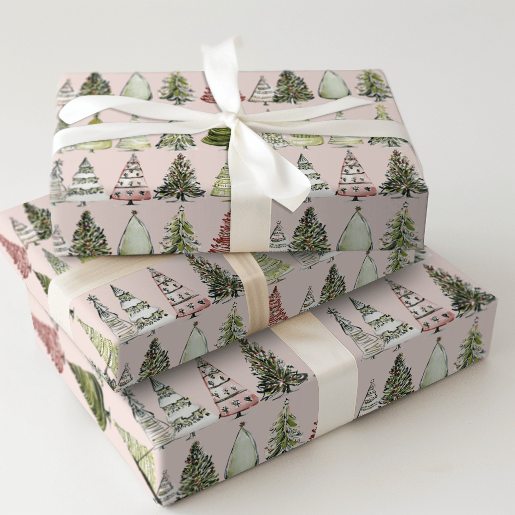 Pink North Pole - Wrapping Paper - Aspen & Arlo