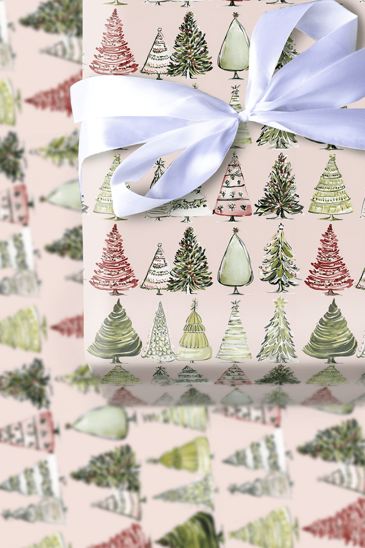 Pink North Pole - Wrapping Paper - Aspen & Arlo