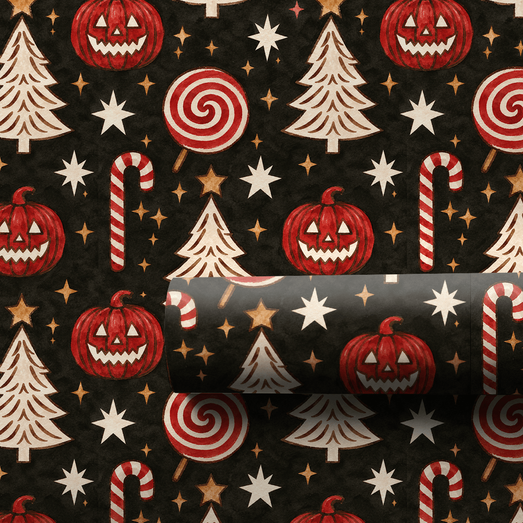 Tinsel Terror - Wrapping Paper - Aspen & Arlo