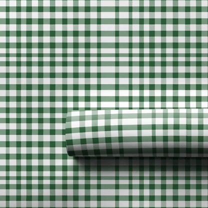 Huntergreen Plaid - Wrapping Paper - Aspen & Arlo