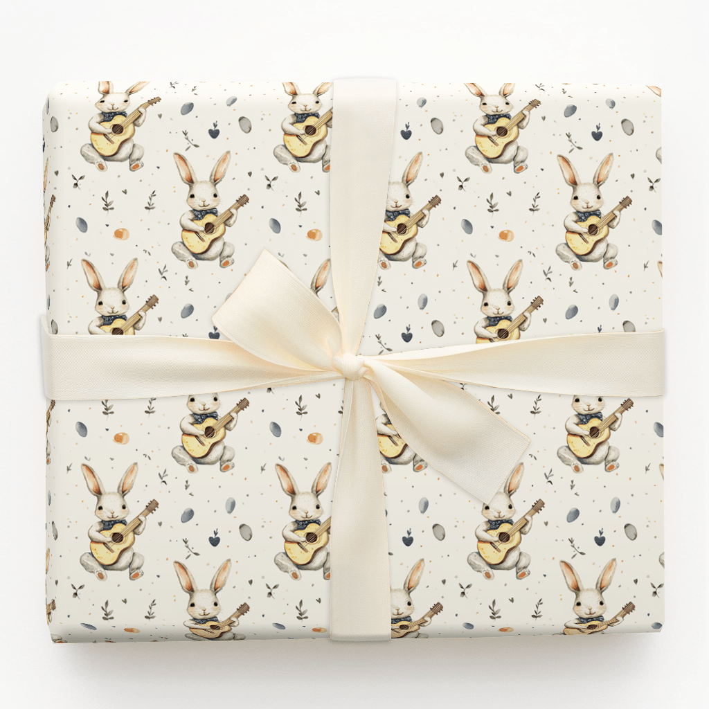 Bunny Strings - Wrapping Paper - Aspen & Arlo