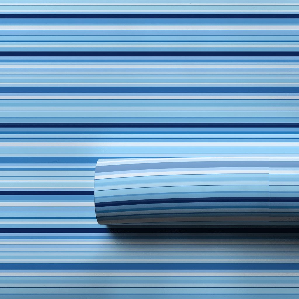 Blueberry Stripes - Wrapping Paper - Aspen & Arlo