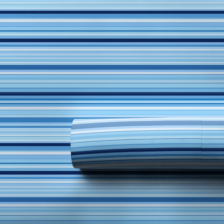 Blueberry Stripes - Wrapping Paper - Aspen & Arlo