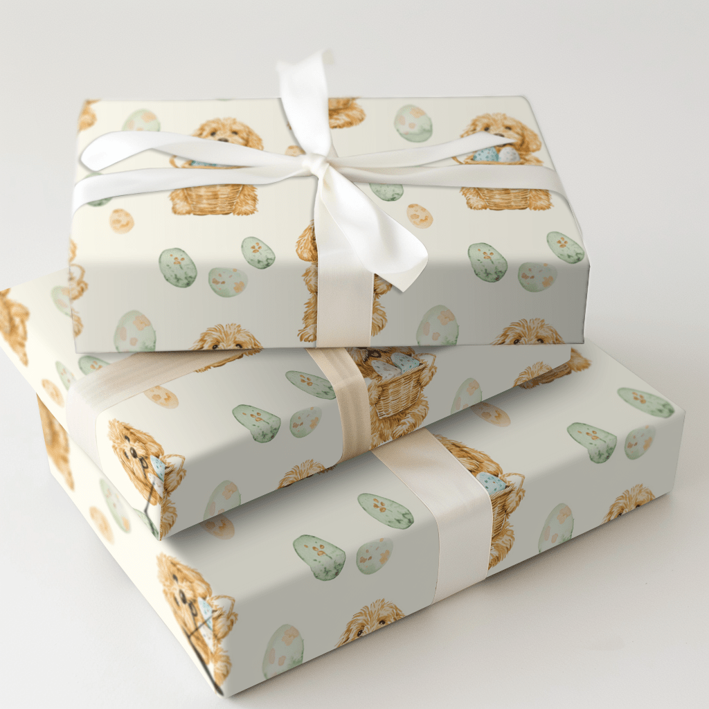 Hoppy Doodle Basket - Wrapping Paper - Aspen & Arlo