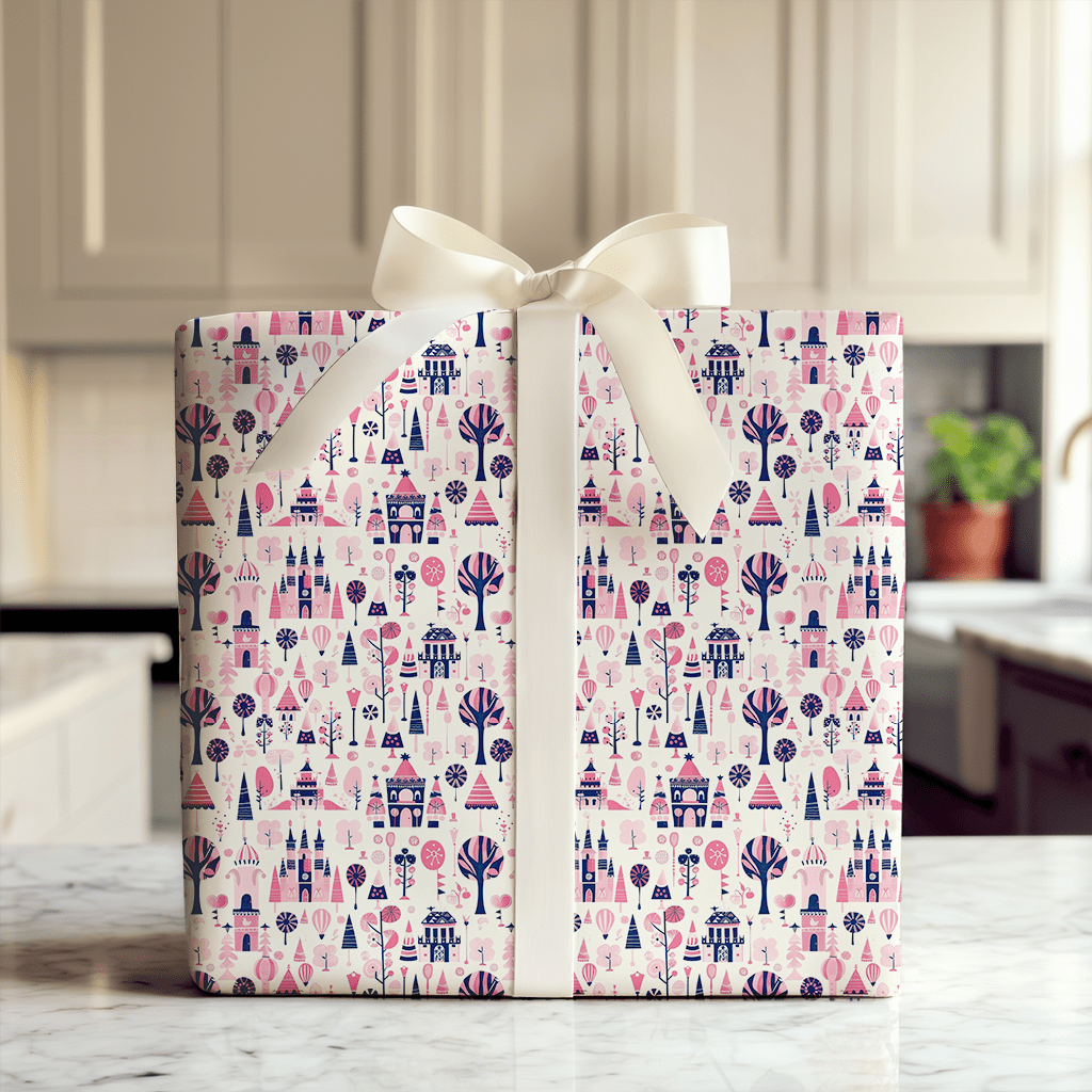 Tower of Pink - Wrapping Paper - Aspen & Arlo