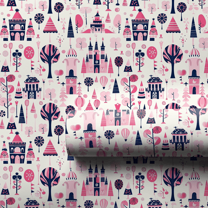 Tower of Pink - Wrapping Paper - Aspen & Arlo