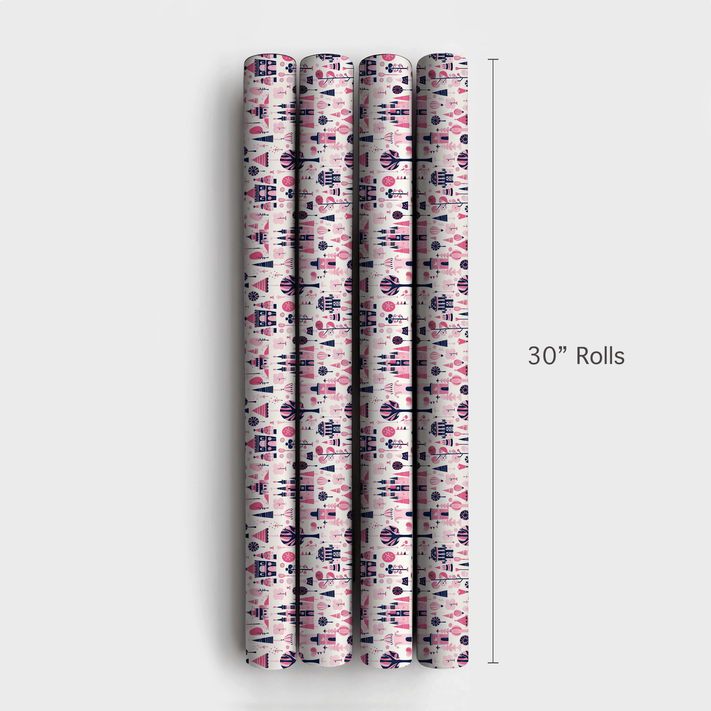 Tower of Pink - Wrapping Paper - Aspen & Arlo