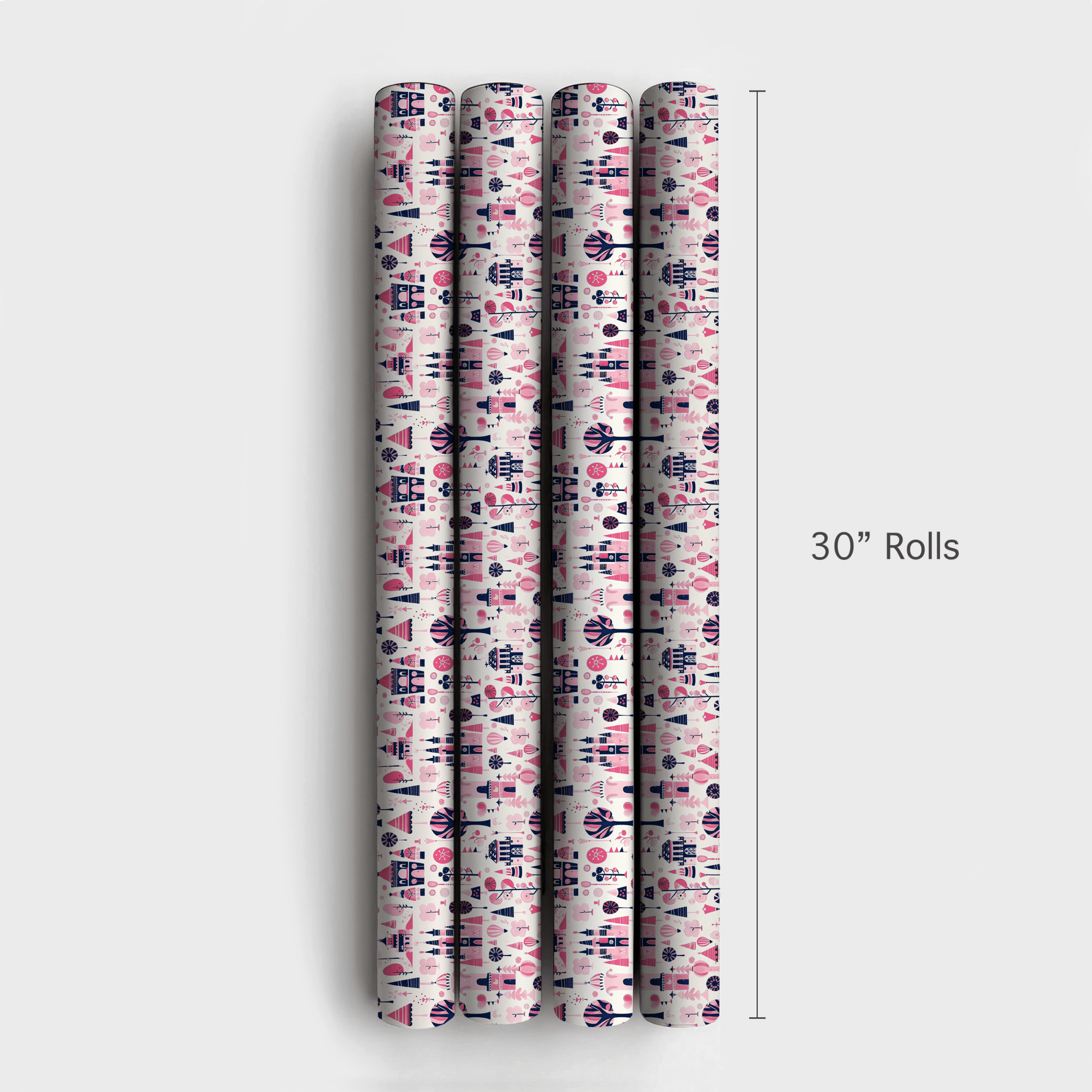 Tower of Pink - Wrapping Paper - Aspen & Arlo