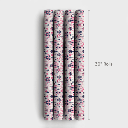 Tower of Pink - Wrapping Paper - Aspen & Arlo