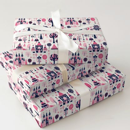 Tower of Pink - Wrapping Paper - Aspen & Arlo
