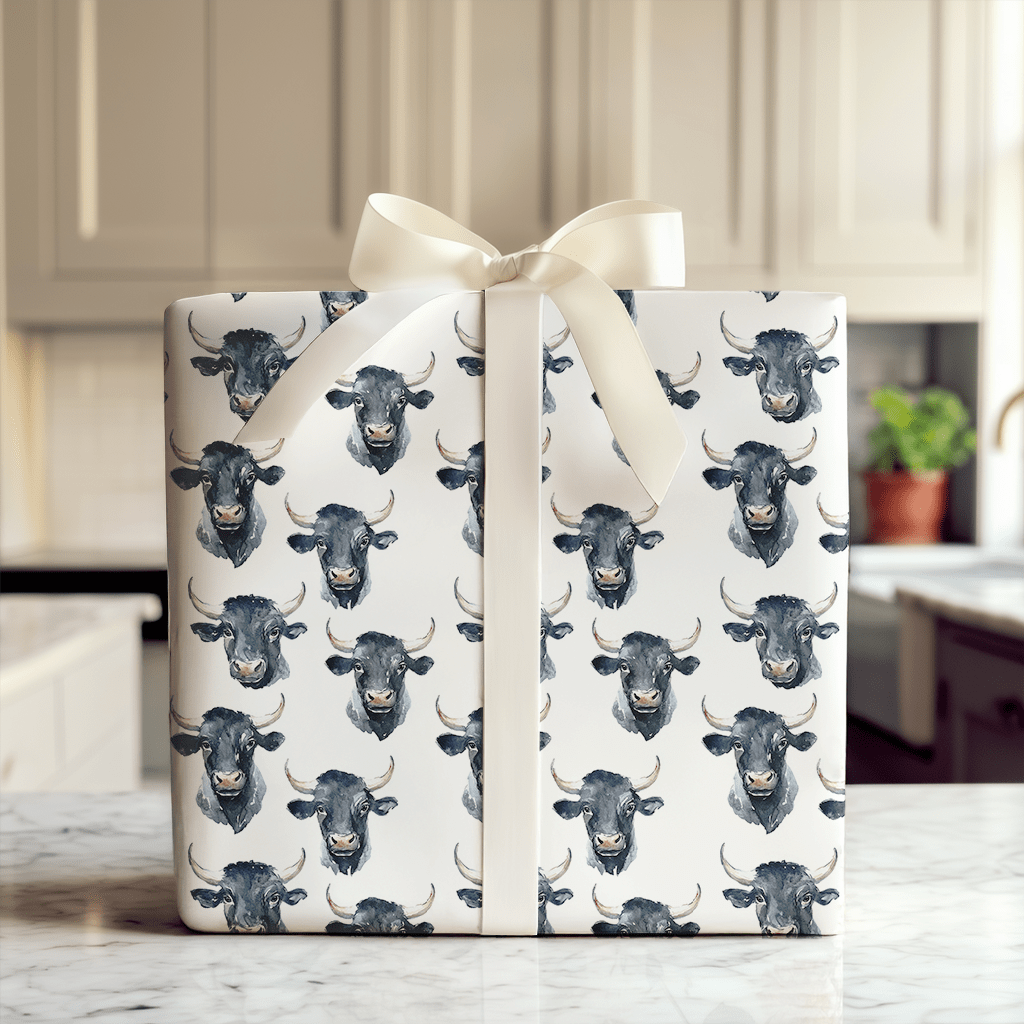 Titan Up Bull - Wrapping Paper - Aspen & Arlo