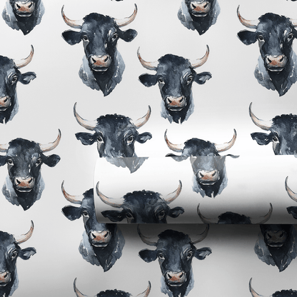 Titan Up Bull - Wrapping Paper - Aspen & Arlo