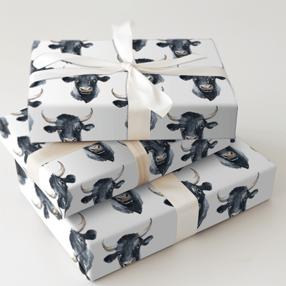 Titan Up Bull - Wrapping Paper - Aspen & Arlo