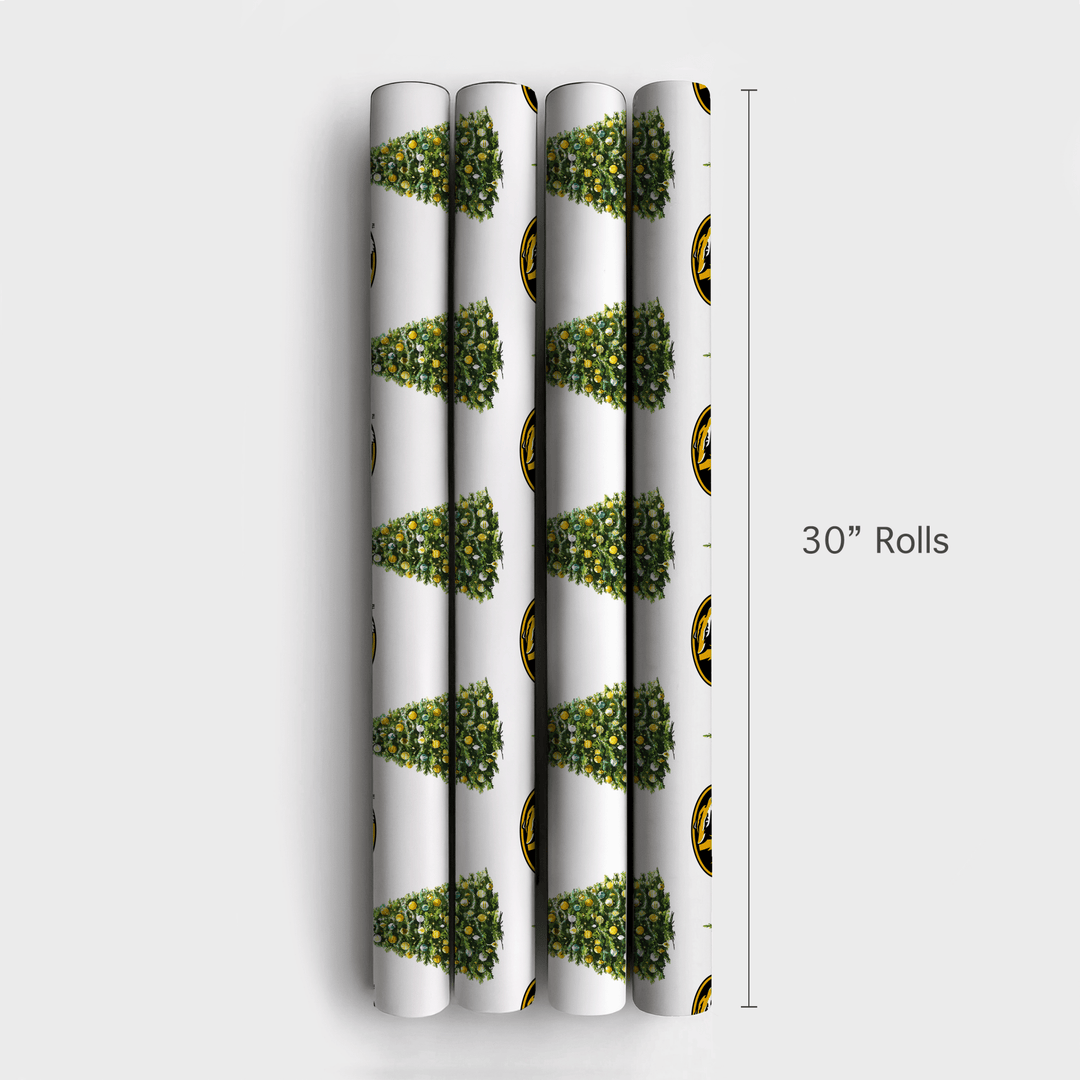 Frost on the Field Fir - Wrapping Paper - Aspen & Arlo