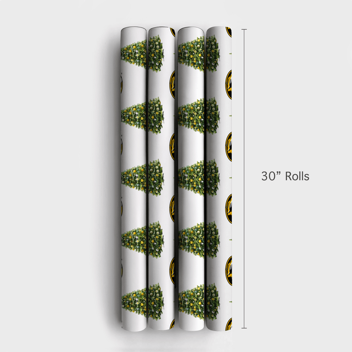 Frost on the Field Fir - Wrapping Paper - Aspen & Arlo