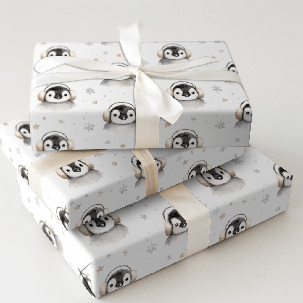 Blizzard Buddies - Wrapping Paper - Aspen & Arlo