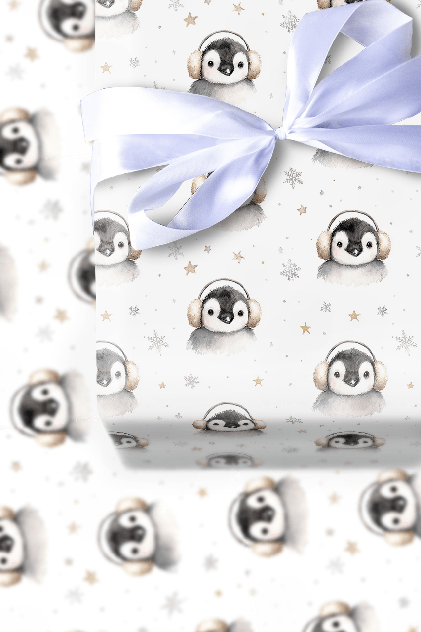 Blizzard Buddies - Wrapping Paper - Aspen & Arlo