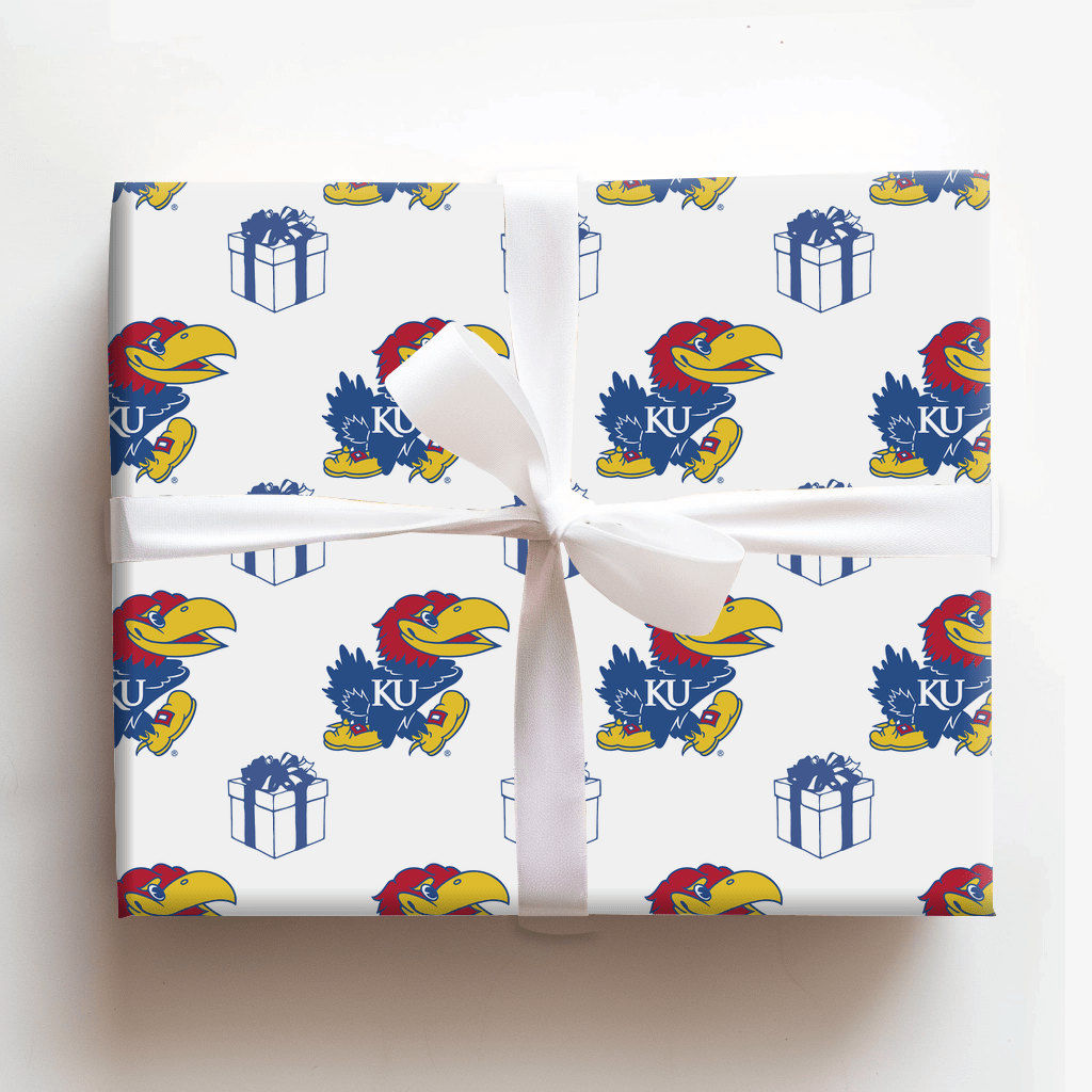 Kansas University Present - Wrapping Paper - Aspen & Arlo