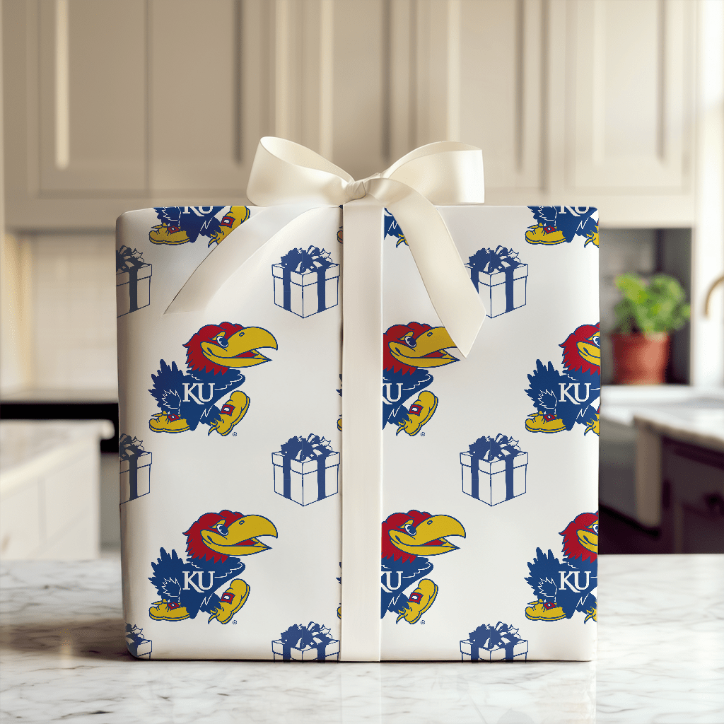 Kansas University Present - Wrapping Paper - Aspen & Arlo